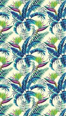 Store enrouleur plantes tropicales