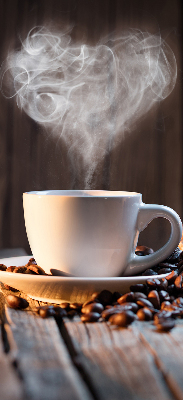Store intérieur une tasse de café
