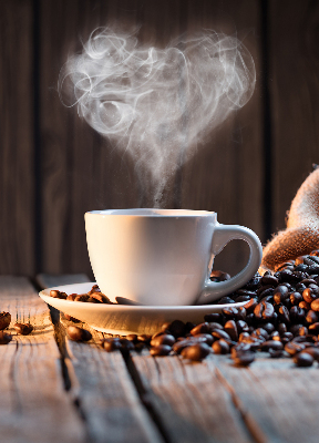 Store intérieur une tasse de café