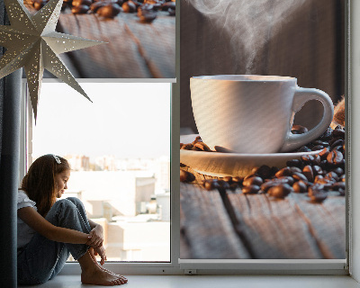 Store intérieur une tasse de café