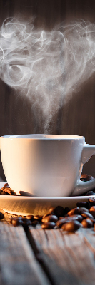 Store intérieur une tasse de café