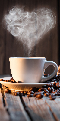 Store intérieur une tasse de café