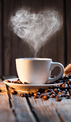 Store intérieur une tasse de café