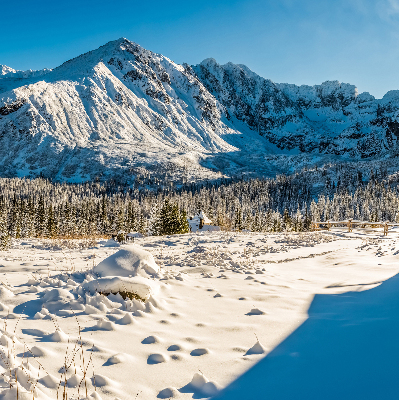 Montagnes pour store intérieur fenêtre