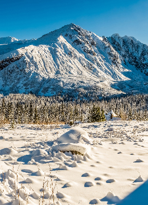 Montagnes pour store intérieur fenêtre