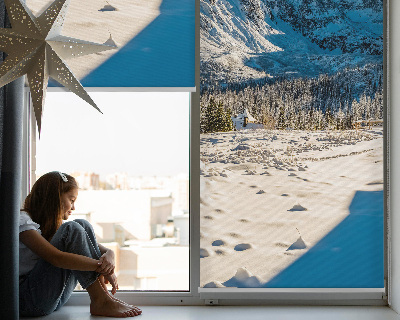 Montagnes pour store intérieur fenêtre