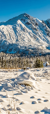 Montagnes pour store intérieur fenêtre