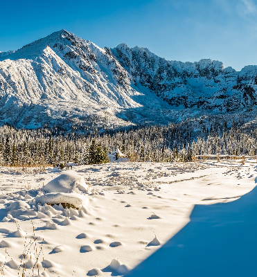 Montagnes pour store intérieur fenêtre