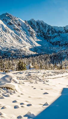 Montagnes pour store intérieur fenêtre