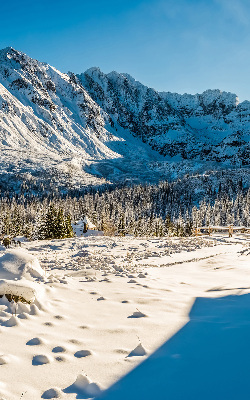 Montagnes pour store intérieur fenêtre
