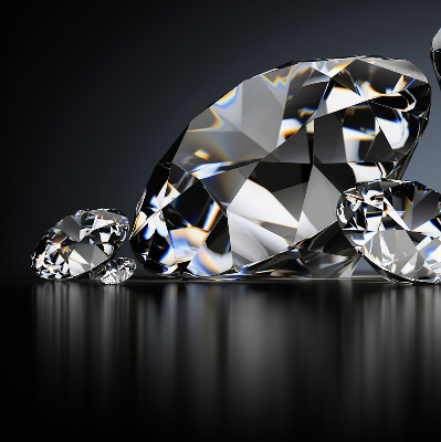 Store intérieur en diamants