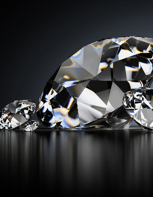 Store intérieur en diamants
