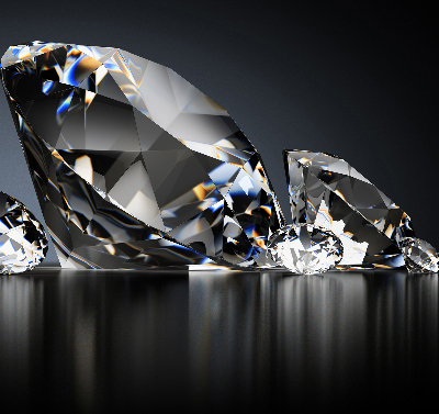 Store intérieur en diamants