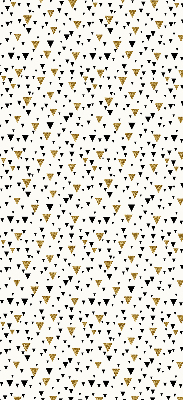 Store intérieur fenêtre en forme de triangles