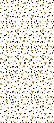 Store intérieur fenêtre en forme de triangles