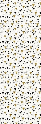 Store intérieur fenêtre en forme de triangles