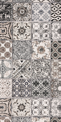 Store intérieur aux motifs portugais