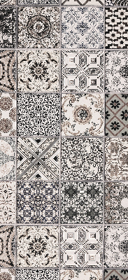 Store intérieur aux motifs portugais