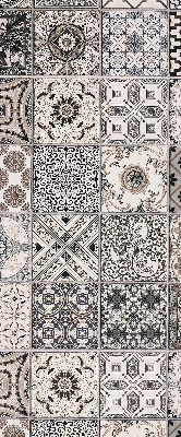 Store intérieur aux motifs portugais