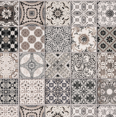 Store intérieur aux motifs portugais