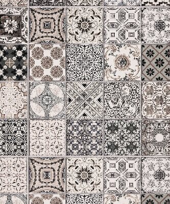 Store intérieur aux motifs portugais