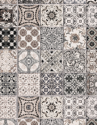 Store intérieur aux motifs portugais