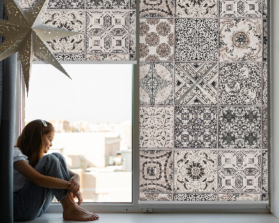 Store intérieur aux motifs portugais
