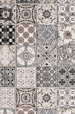 Store intérieur aux motifs portugais