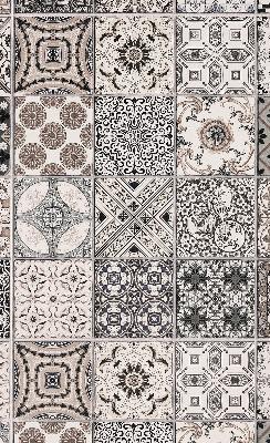 Store intérieur aux motifs portugais