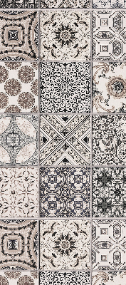 Store intérieur aux motifs portugais