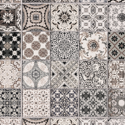Store intérieur aux motifs portugais