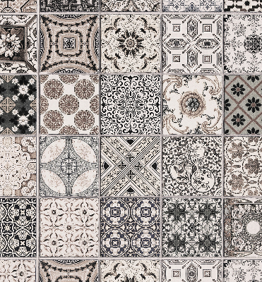 Store intérieur aux motifs portugais