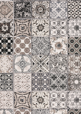 Store intérieur aux motifs portugais