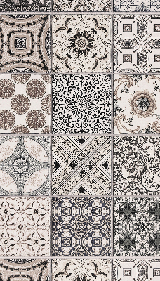 Store intérieur aux motifs portugais