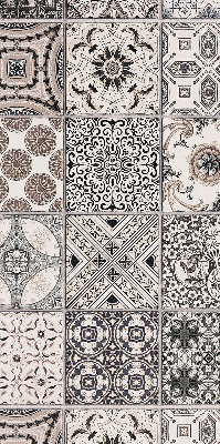 Store intérieur aux motifs portugais