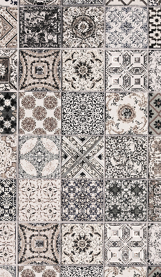 Store intérieur aux motifs portugais