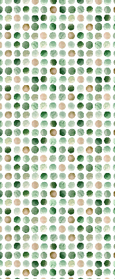 Store enrouleur de couleur cercles verts