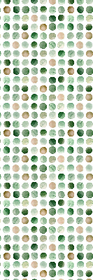 Store enrouleur de couleur cercles verts