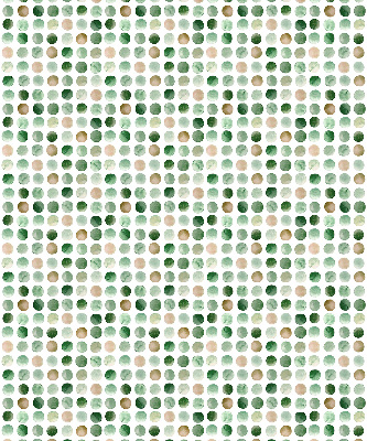 Store enrouleur de couleur cercles verts