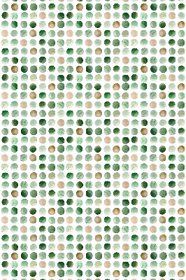 Store enrouleur de couleur cercles verts