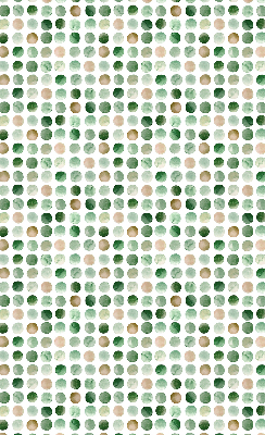 Store enrouleur de couleur cercles verts