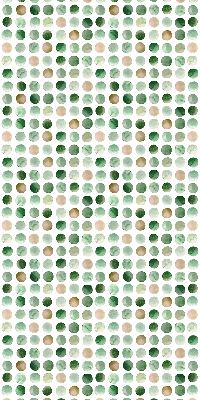 Store enrouleur de couleur cercles verts