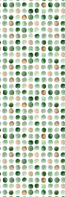 Store enrouleur de couleur cercles verts