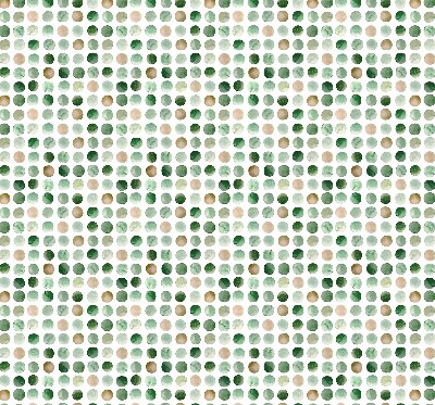 Store enrouleur de couleur cercles verts