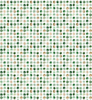Store enrouleur de couleur cercles verts