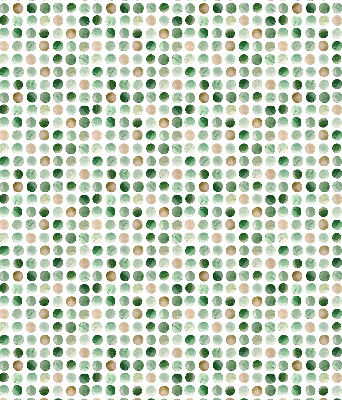 Store enrouleur de couleur cercles verts