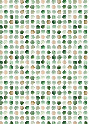 Store enrouleur de couleur cercles verts