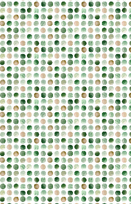 Store enrouleur de couleur cercles verts