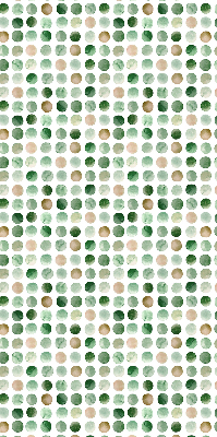 Store enrouleur de couleur cercles verts