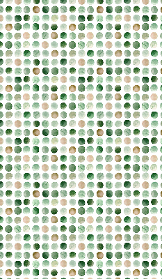 Store enrouleur de couleur cercles verts